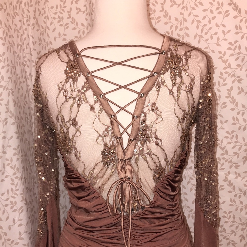 STASH RUCHED DRESS SZ L - Picture 8 of 10